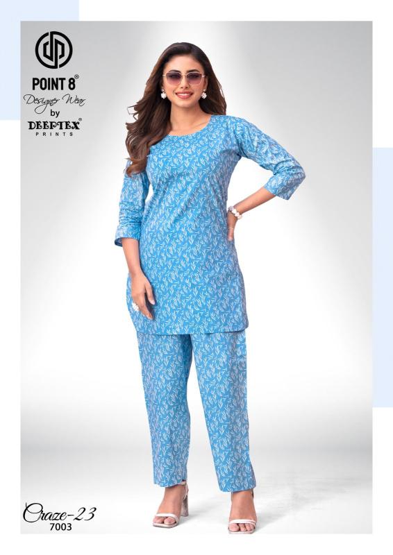 Deeptex craze vol-7 coord set wholesale for women